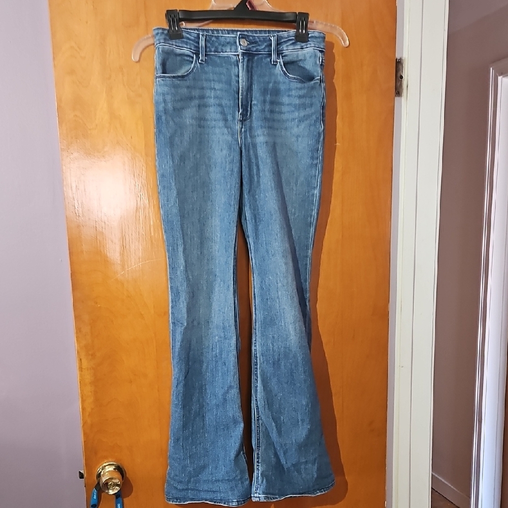 Old Navy Light Blue Flare Jeans